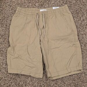 NWT Sonoma Dock Shorts Men Small Khaki Pull On Low Rise Classic Everyday Comfort